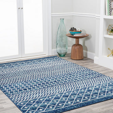 Arta Moroccan Vintage Geometric Rug Area Rug